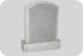 Grey Granite Headstone